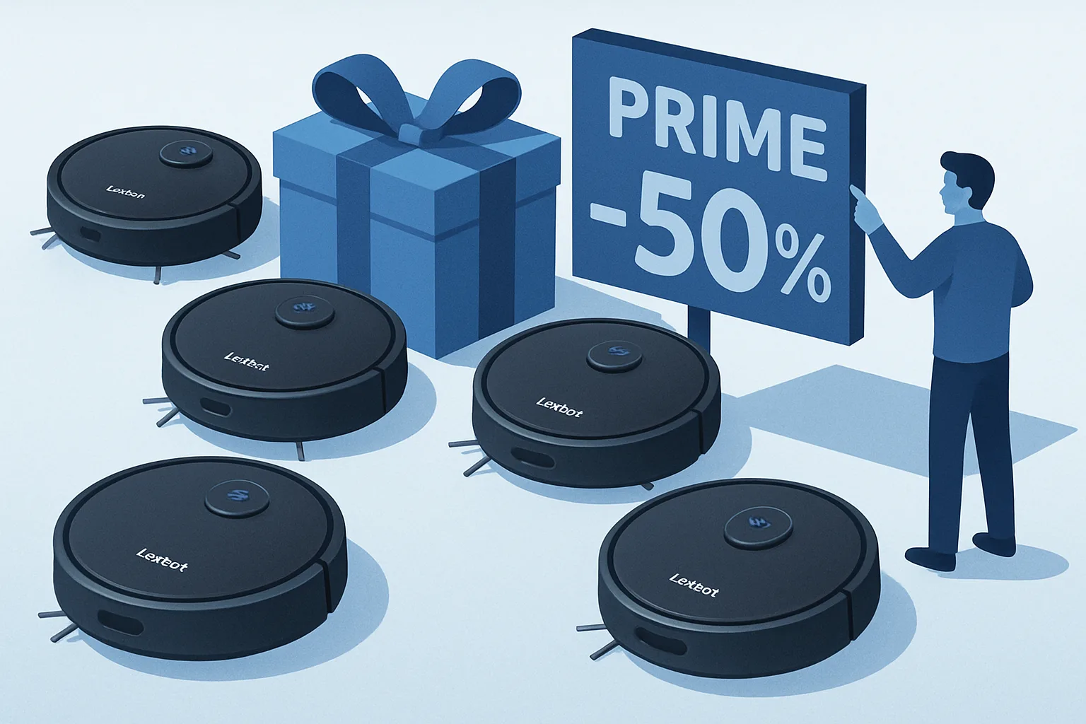Robot aspirapolvere Lefant in offerta per la Festa delle Offerte Prime: cinque modelli con sconti fino al 50%