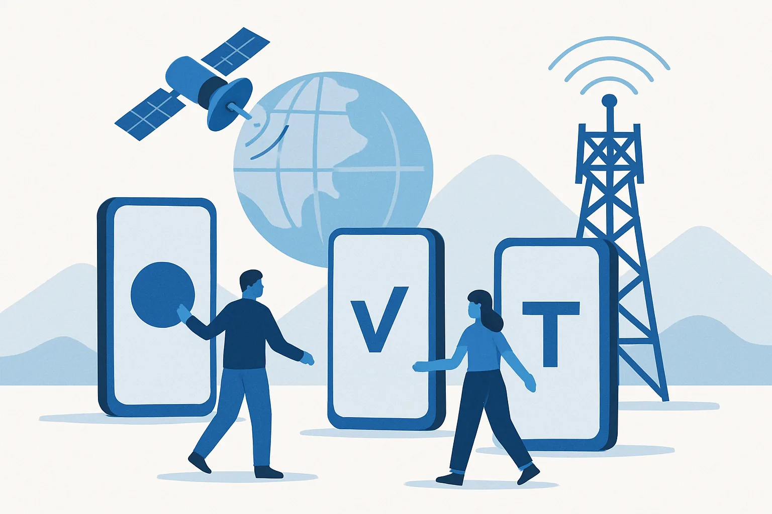 AT&T, Verizon e T-Mobile uniscono le forze per eliminare le “zone morte” negli USA con la connettività satellitare