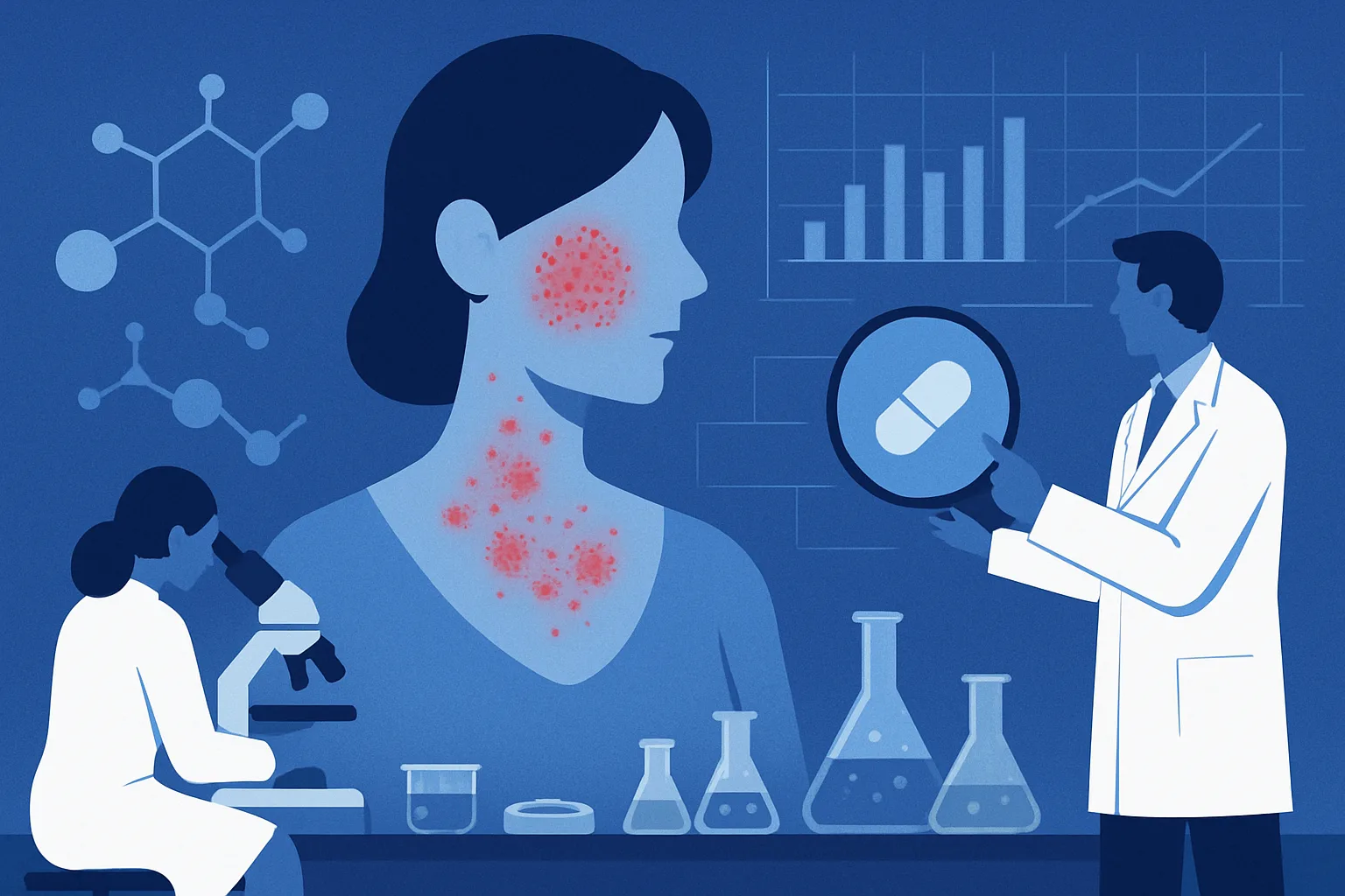 Lupus cutaneo, il daxdilimab riduce le lesioni: risultati positivi dallo studio di fase 2