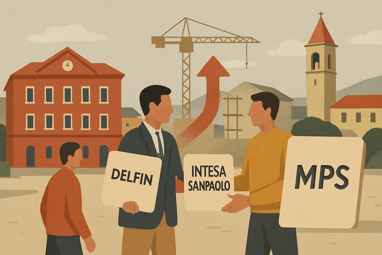 Mps, Delfin aderisce all’opas di Intesa Sanpaolo