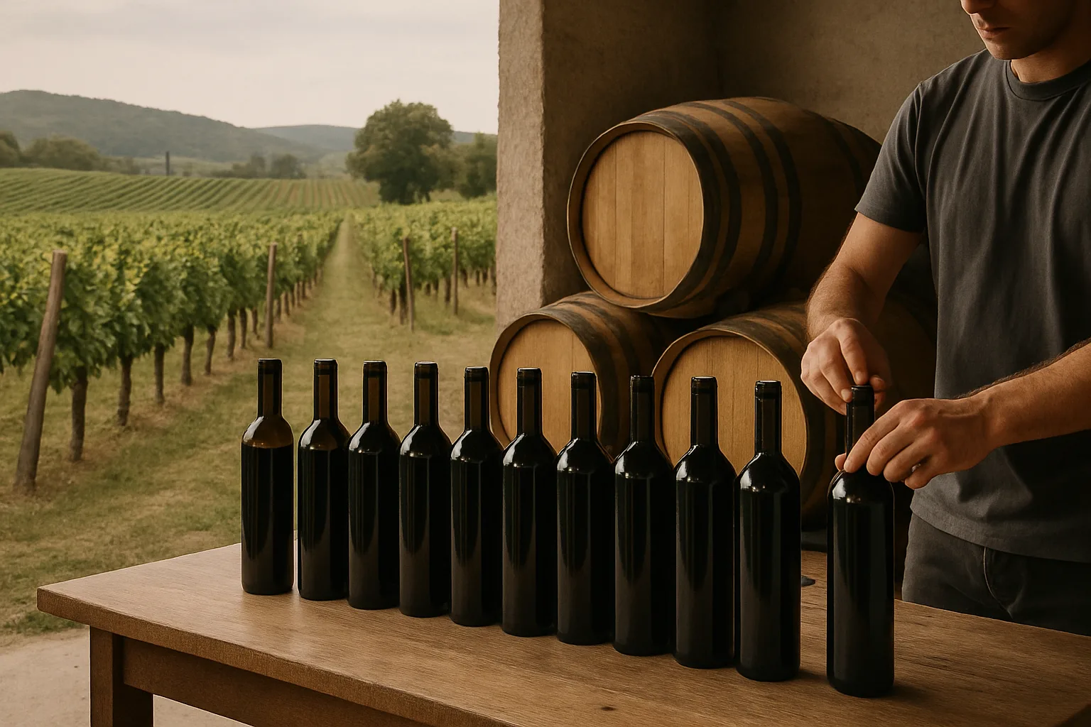 Vino, imbottigliamenti in calo del 3% nei primi nove mesi del 2026