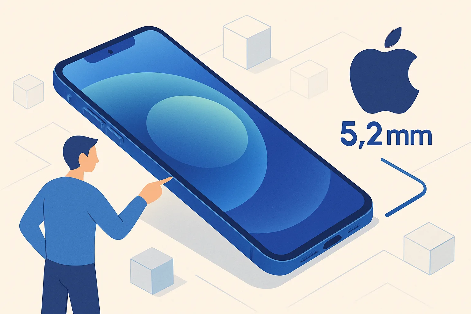iPhone Air 2: Apple punta sullo spessore record di 5,2 mm
