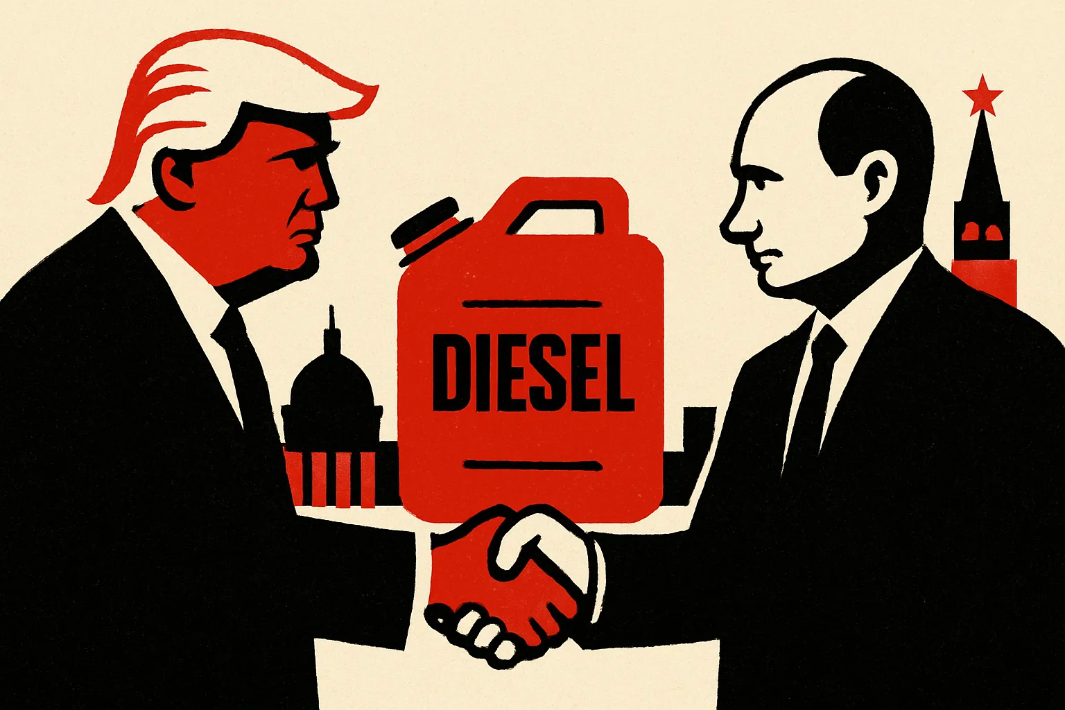 Trump annuncia accordo con Putin per l'importazione di diesel russo negli USA