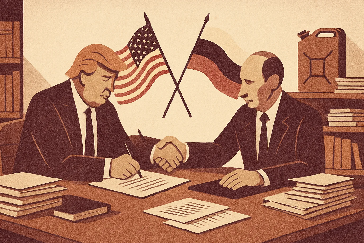 Trump allenta le sanzioni e importa diesel russo: accordo con Putin a pochi giorni dal voto