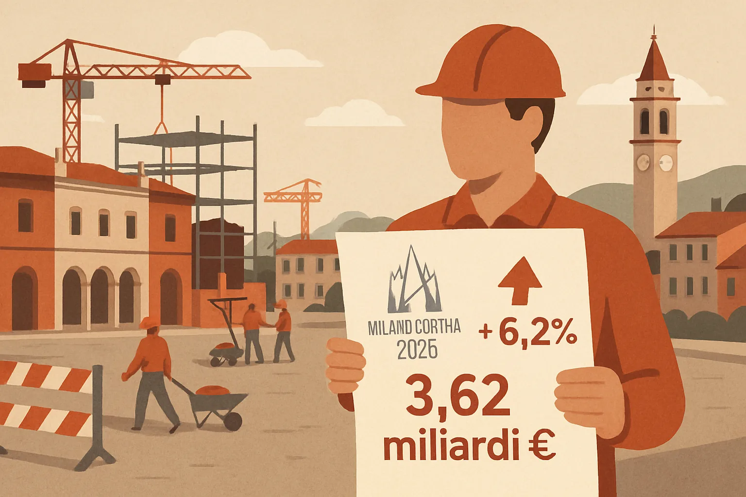 Milano Cortina 2026, il conto cresce ancora: +6,2% e 3,62 miliardi di euro