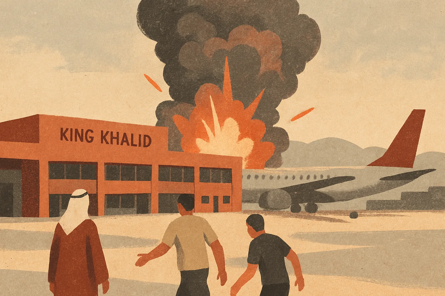 Riad, nuovo attacco contro l’aeroporto King Khalid: almeno 11 feriti
