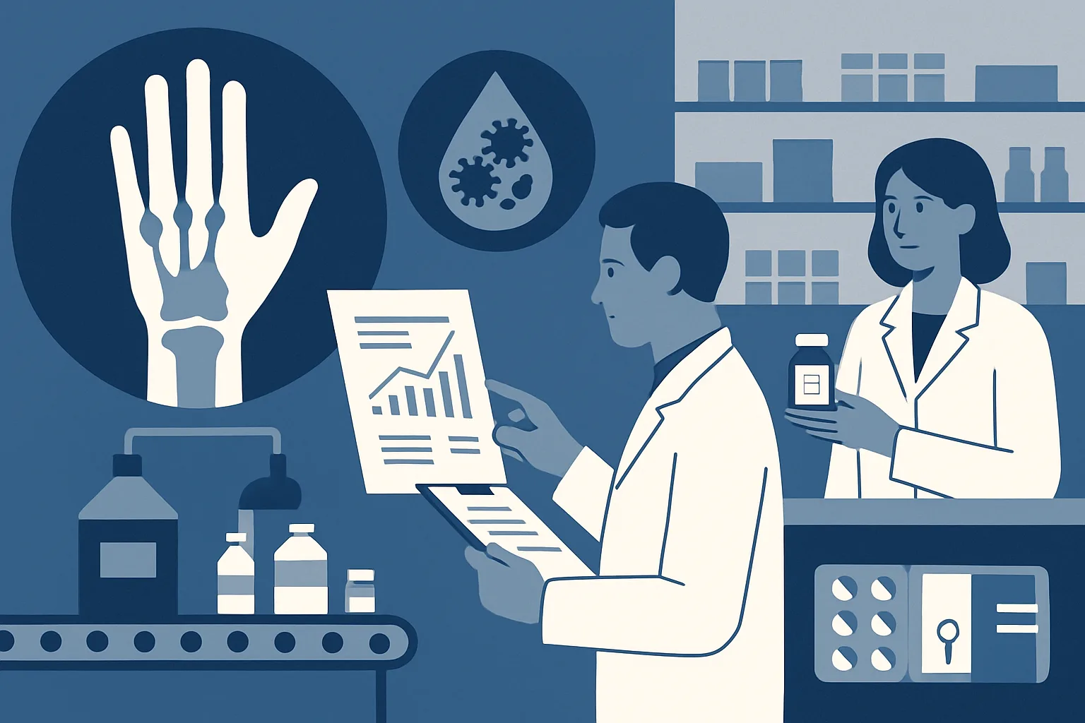 Artrite reumatoide, farmaci biologici e rischio di infezioni: lo studio