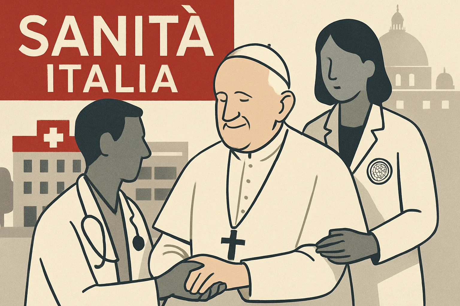 Papa Francesco, FNOMCeO: “Auguri per l’intervento, siamo al suo fianco con affetto e speranza