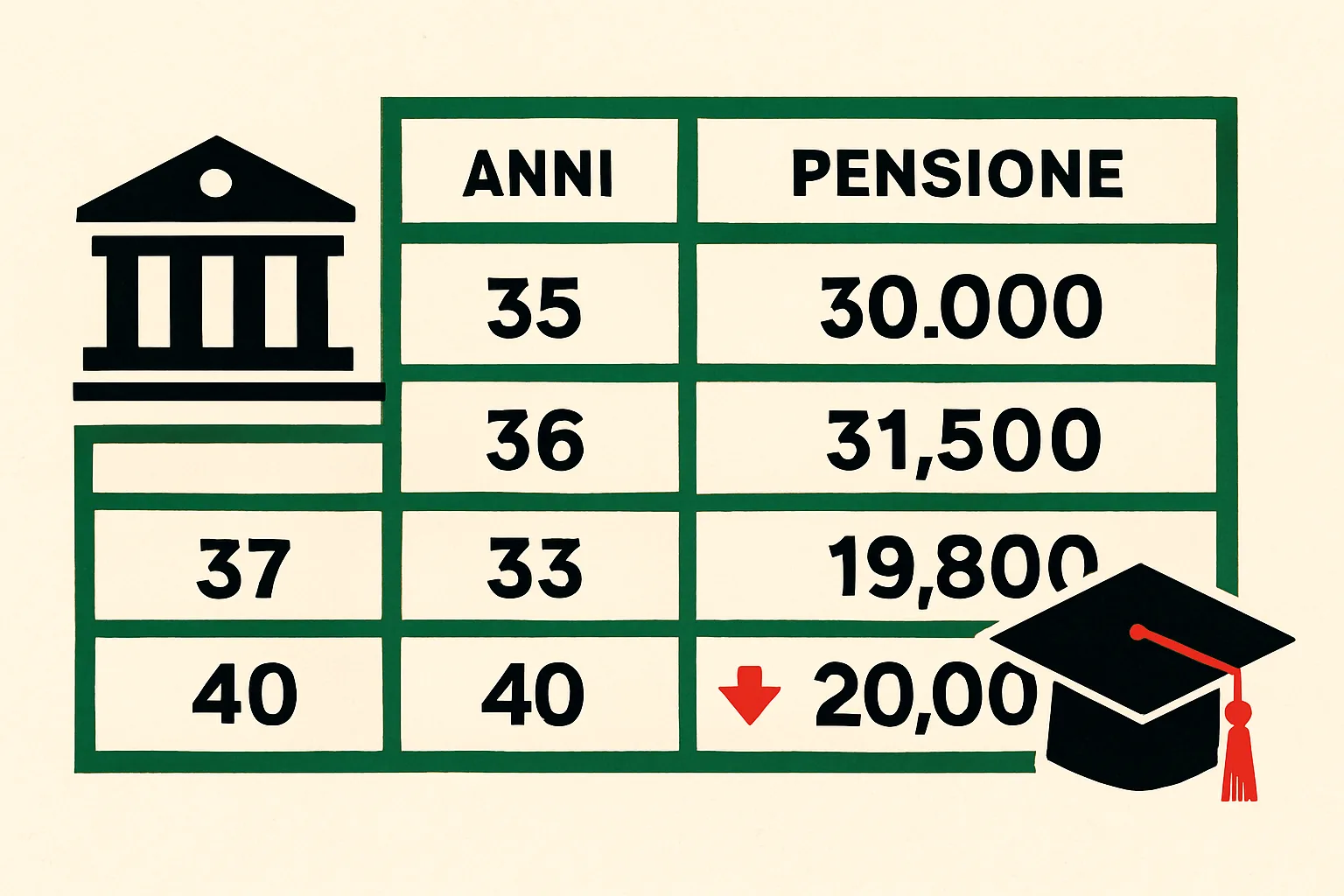 Pensioni, il riscatto della laurea non paga più
