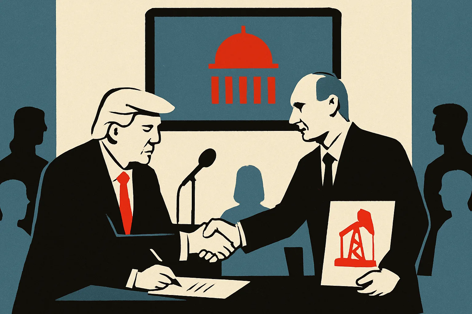Trump sfida il Congresso e firma un accordo petrolifero con Putin