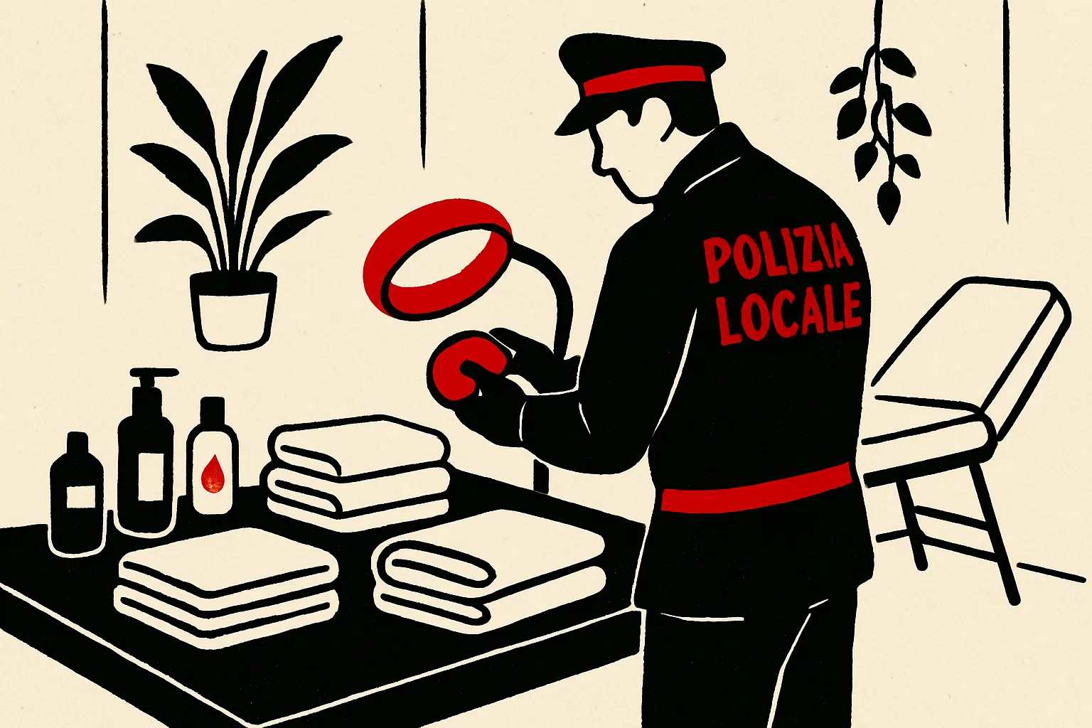 Centro estetico abusivo in casa: scoperto e sequestrato dalla Polizia Locale