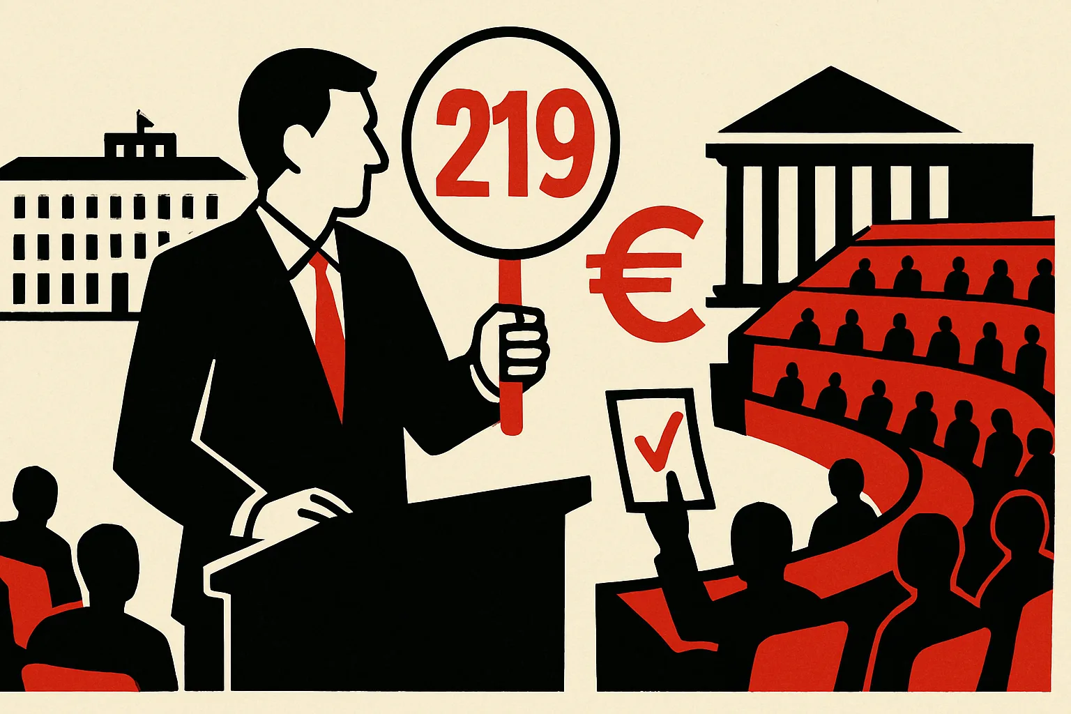 Scostamento di bilancio: il governo passa con 219 sì