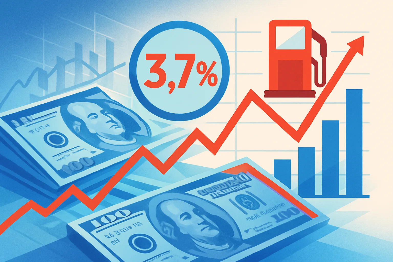 USA, inflazione al 3,7%: pesa il caro benzina. Cresce la pressione sulla Fed