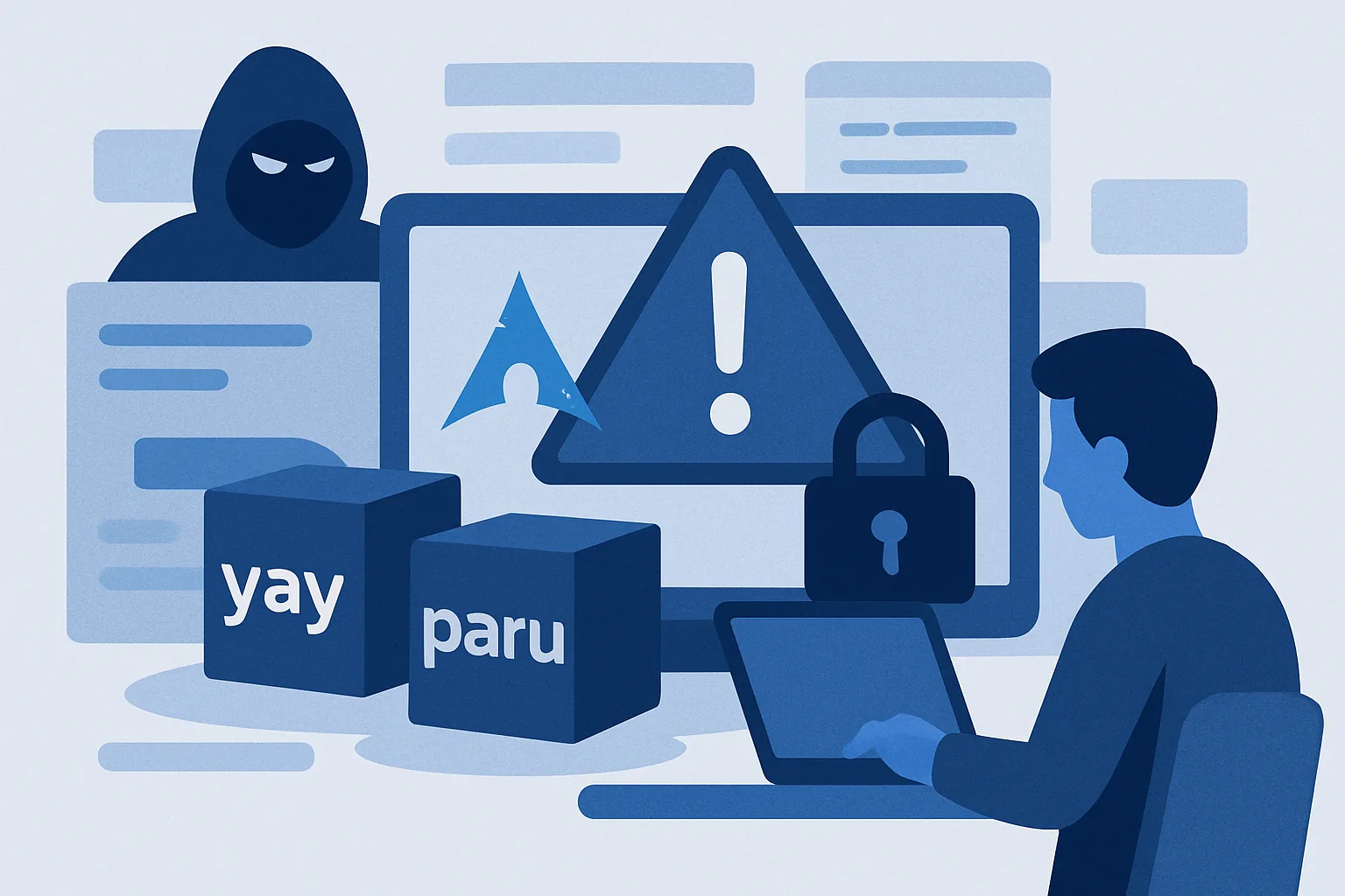 Arch Linux: scoperta campagna malevola su AUR, pacchetti fasulli di yay e paru