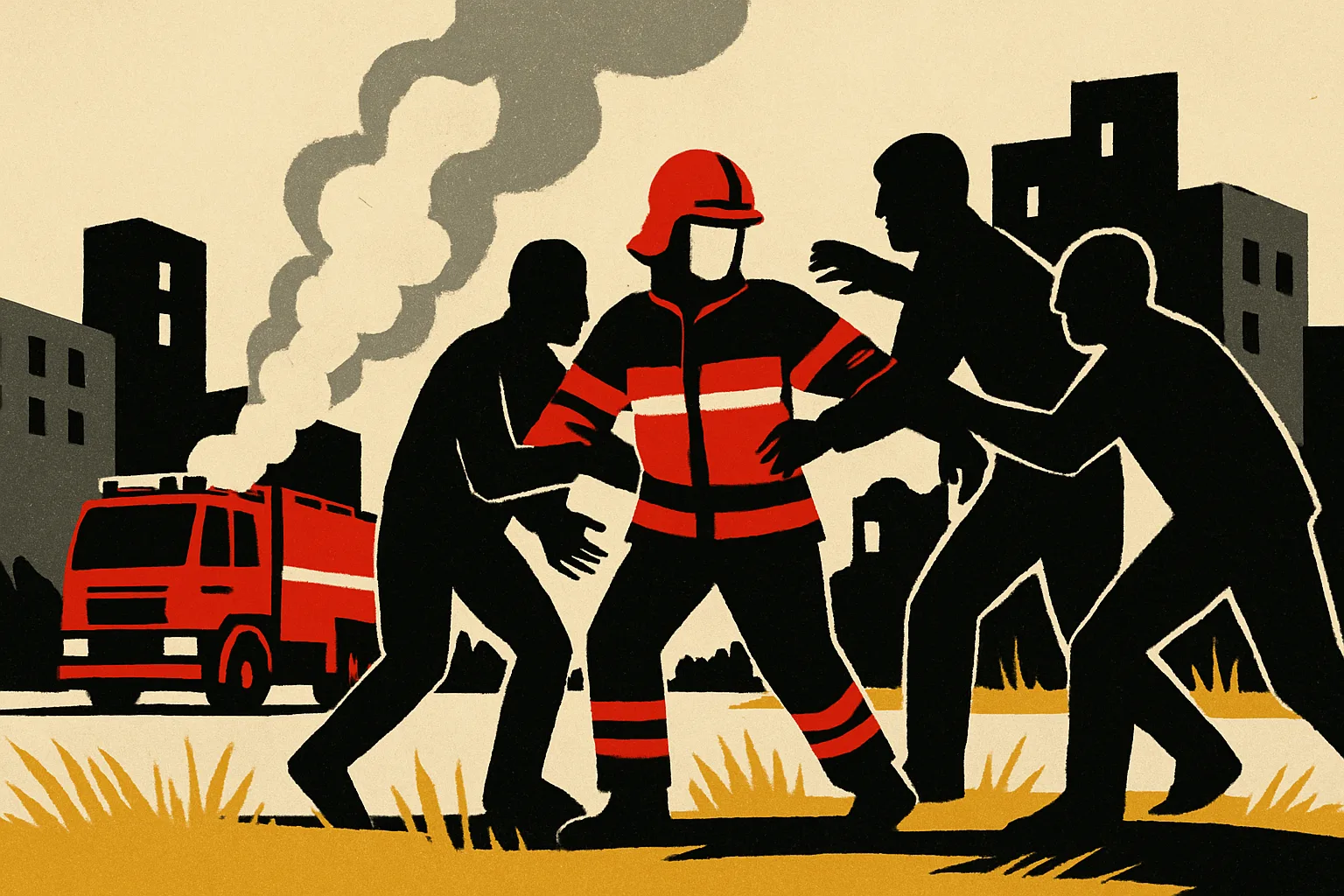 Palermo, vigili del fuoco accerchiati e derubati durante un intervento