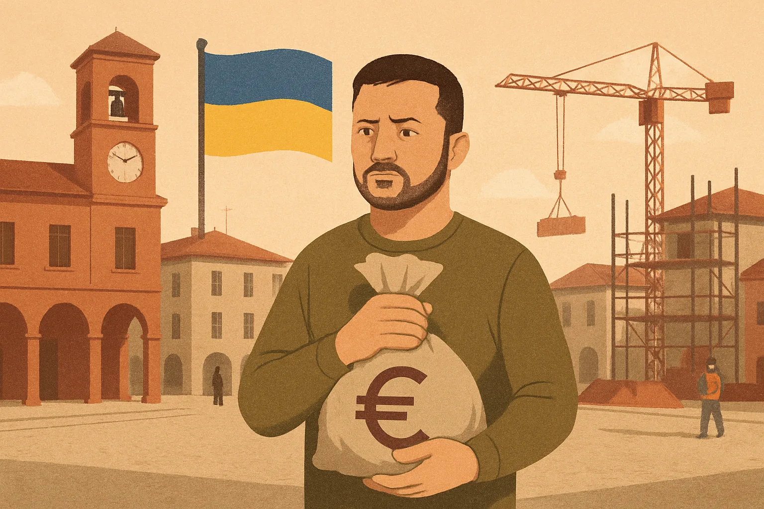 Zelensky all'UE: "70 miliardi per fermare la Russia e difendere l'Ucraina"