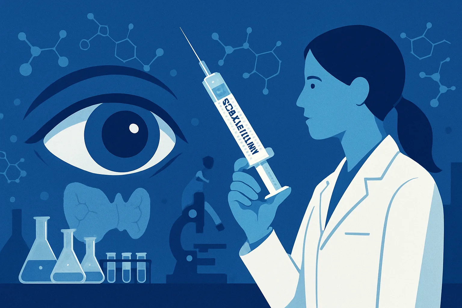 FDA approva satralizumab per la malattia oculare tiroidea: prima terapia domiciliare