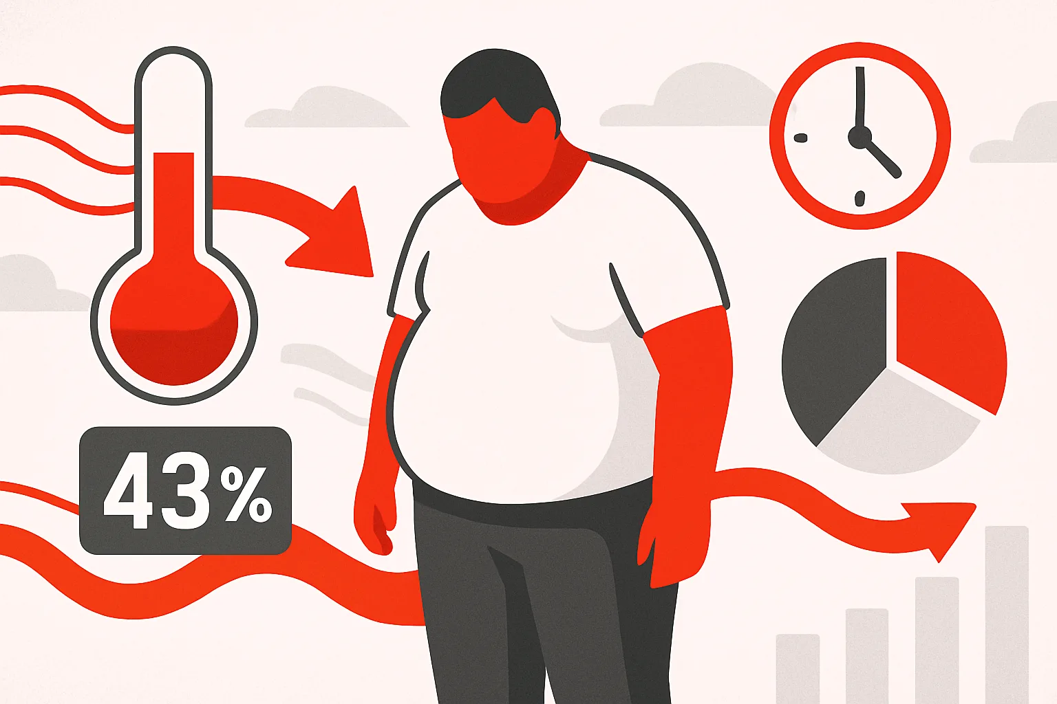 Obesità, in Italia il 43% degli adulti è in eccesso di peso