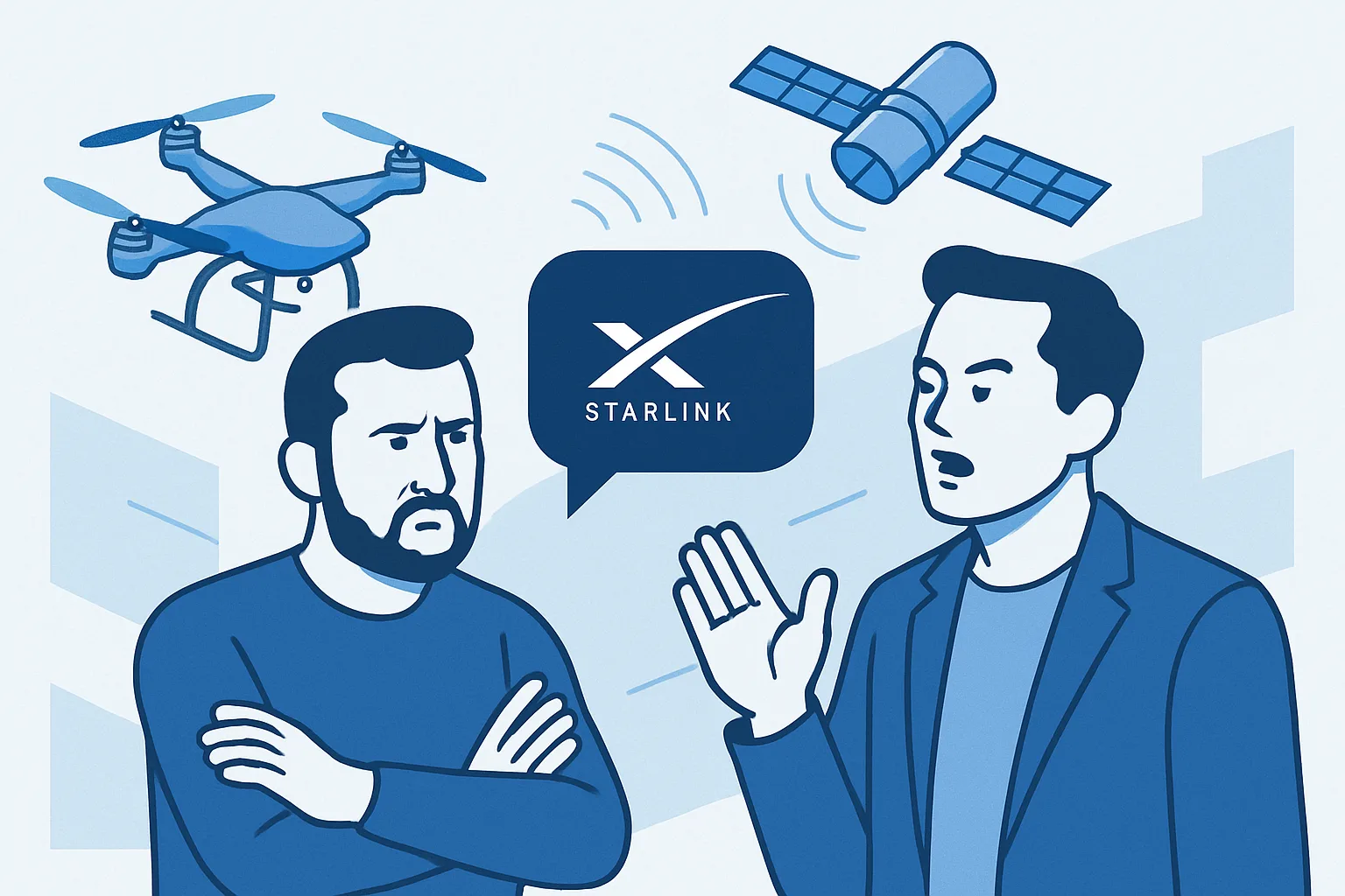Zelenskyy: “Starlink limitato sui droni ucraini”. Musk: “Non è stata una mia decisione”