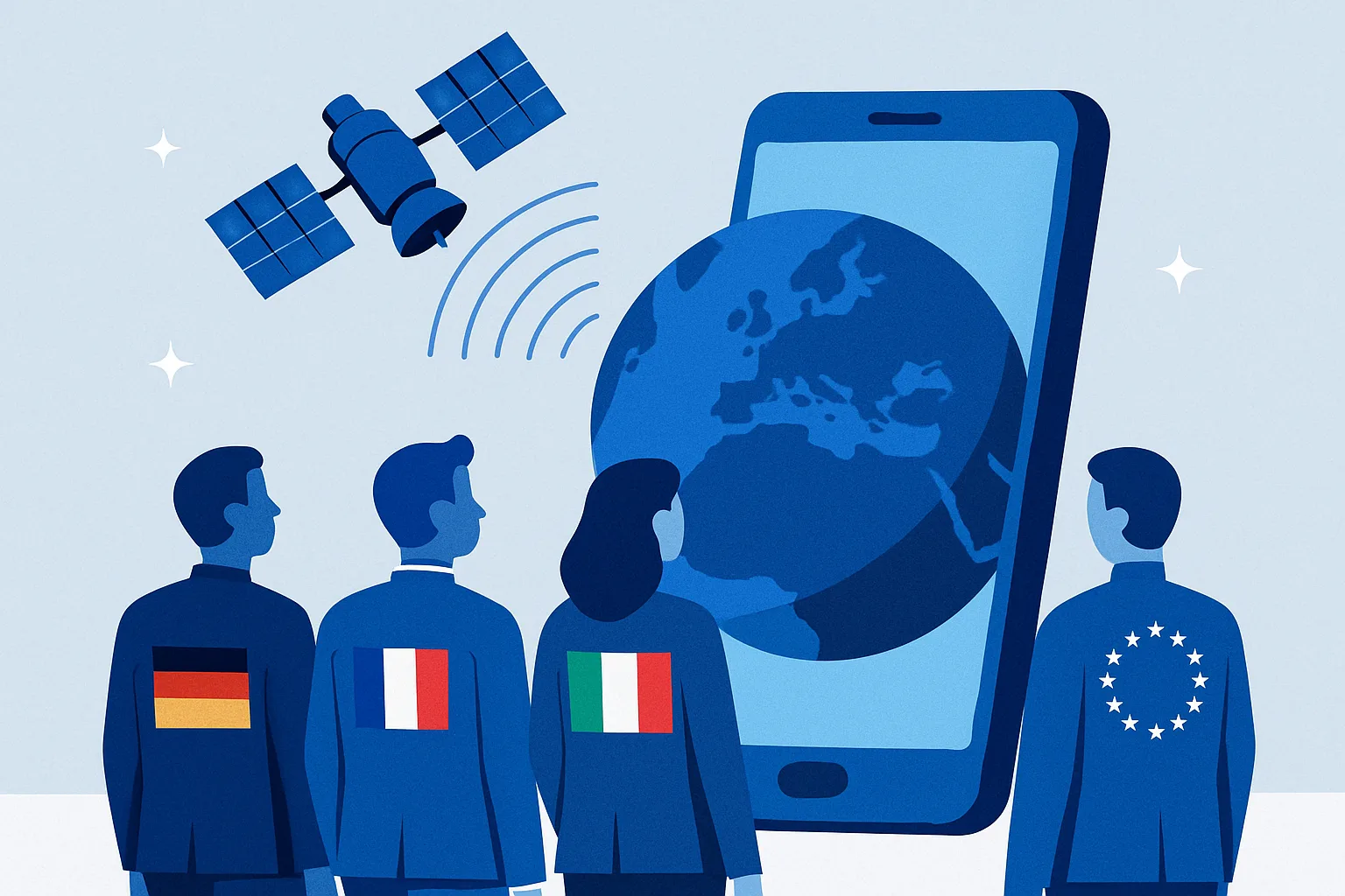 Sfida a Starlink: quattro colossi europei preparano la rete satellitare per smartphone