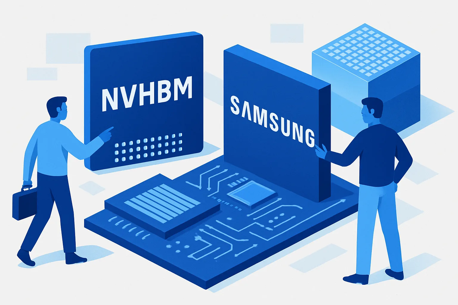 Samsung collabora con TSMC per la produzione della nuova memoria NVHBM