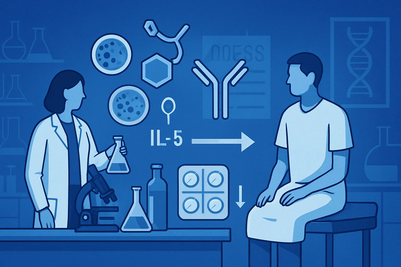 DRESS, inibitori dell'interleuchina-5 accelerano la sospensione dei corticosteroidi