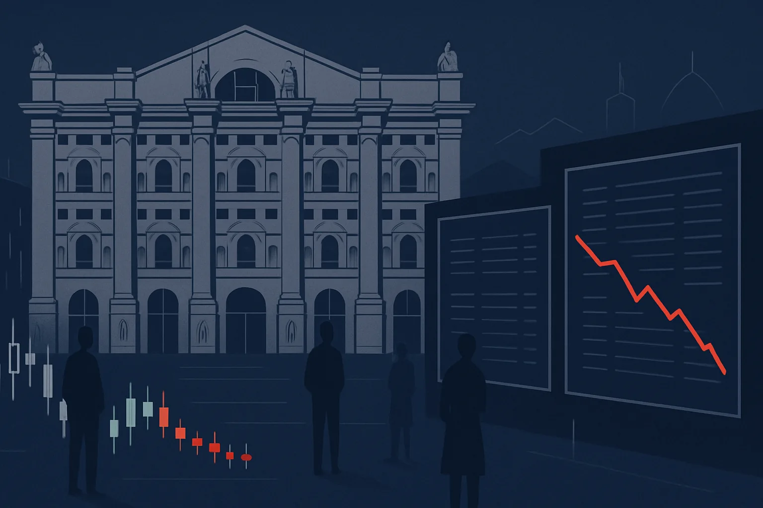 Piazza Affari in rosso, pesa il comparto tech