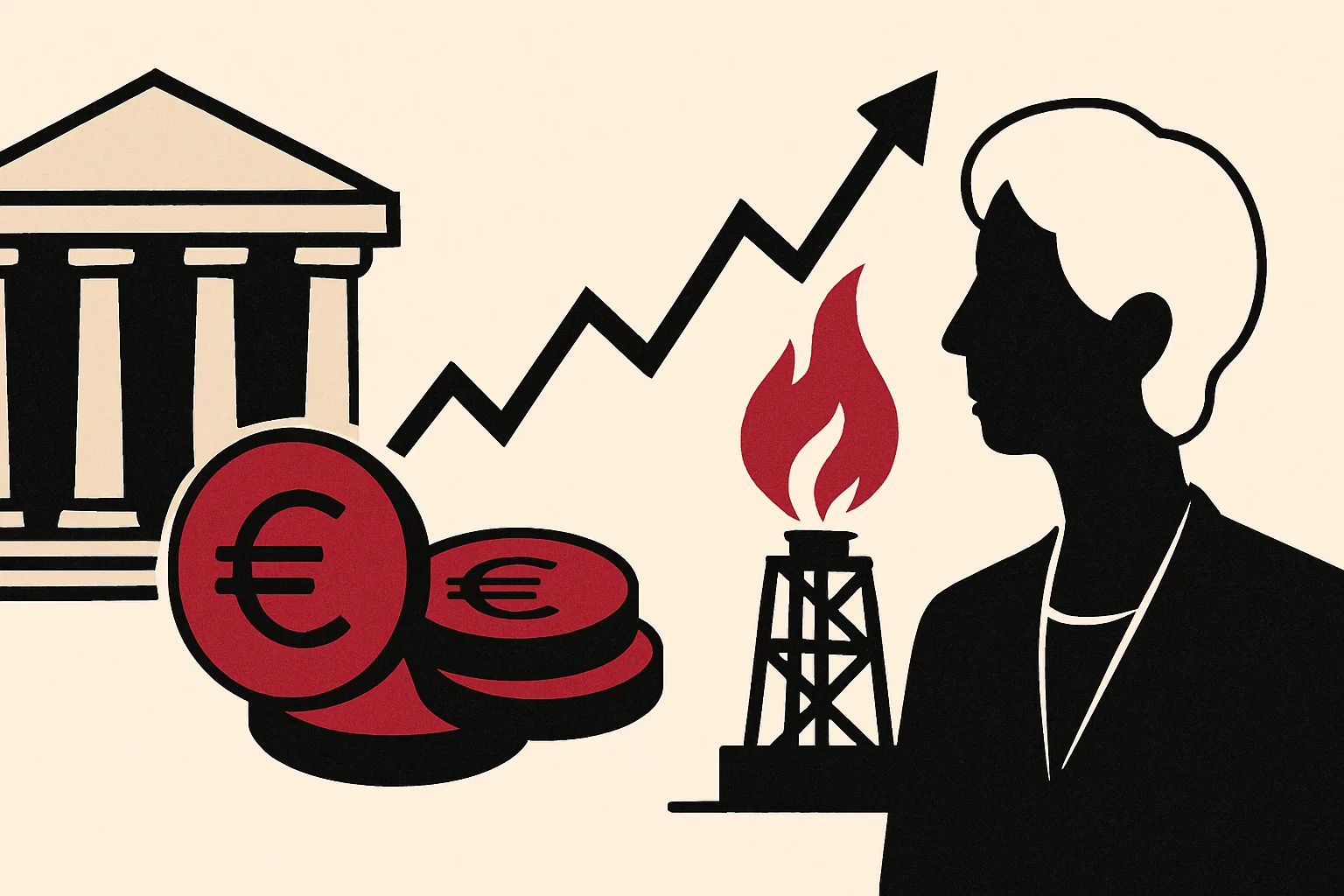 Lagarde (BCE): "Crescita moderata, inflazione in rialzo e rischio energia"