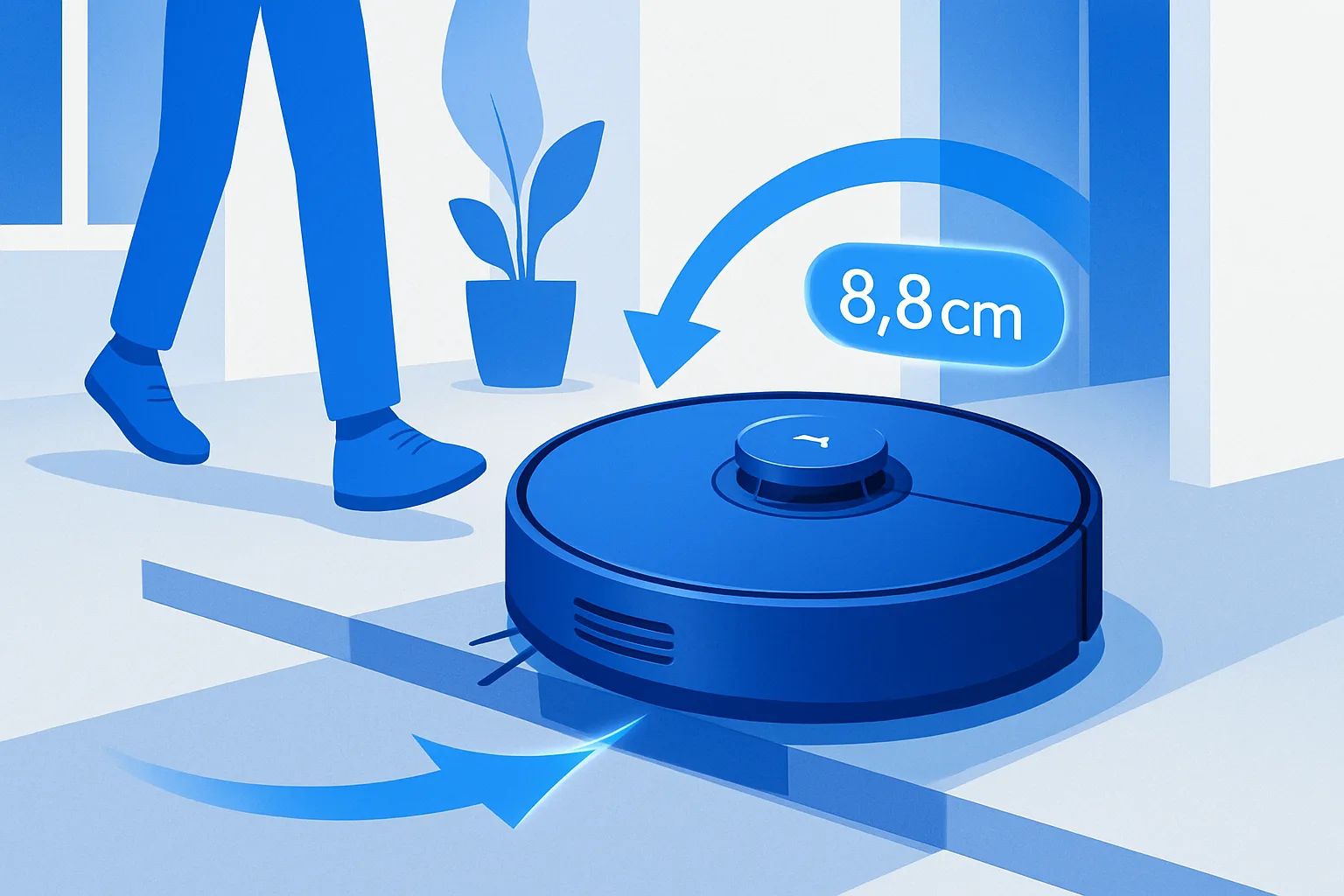 Roborock Saros 20 Neo: il robot che supera le soglie fino a 8,8 cm