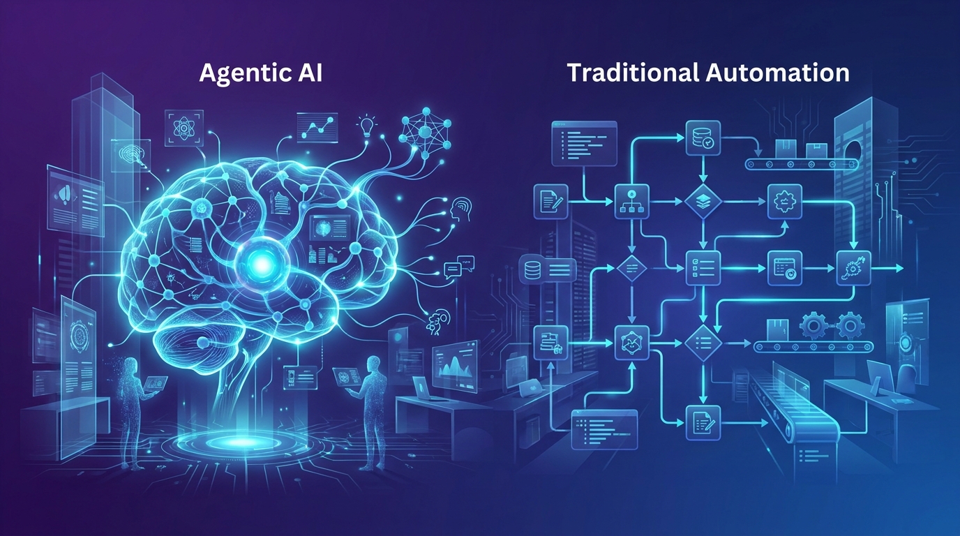 Agentic AI vs Traditional Automation: Which Should Your Business Choose?