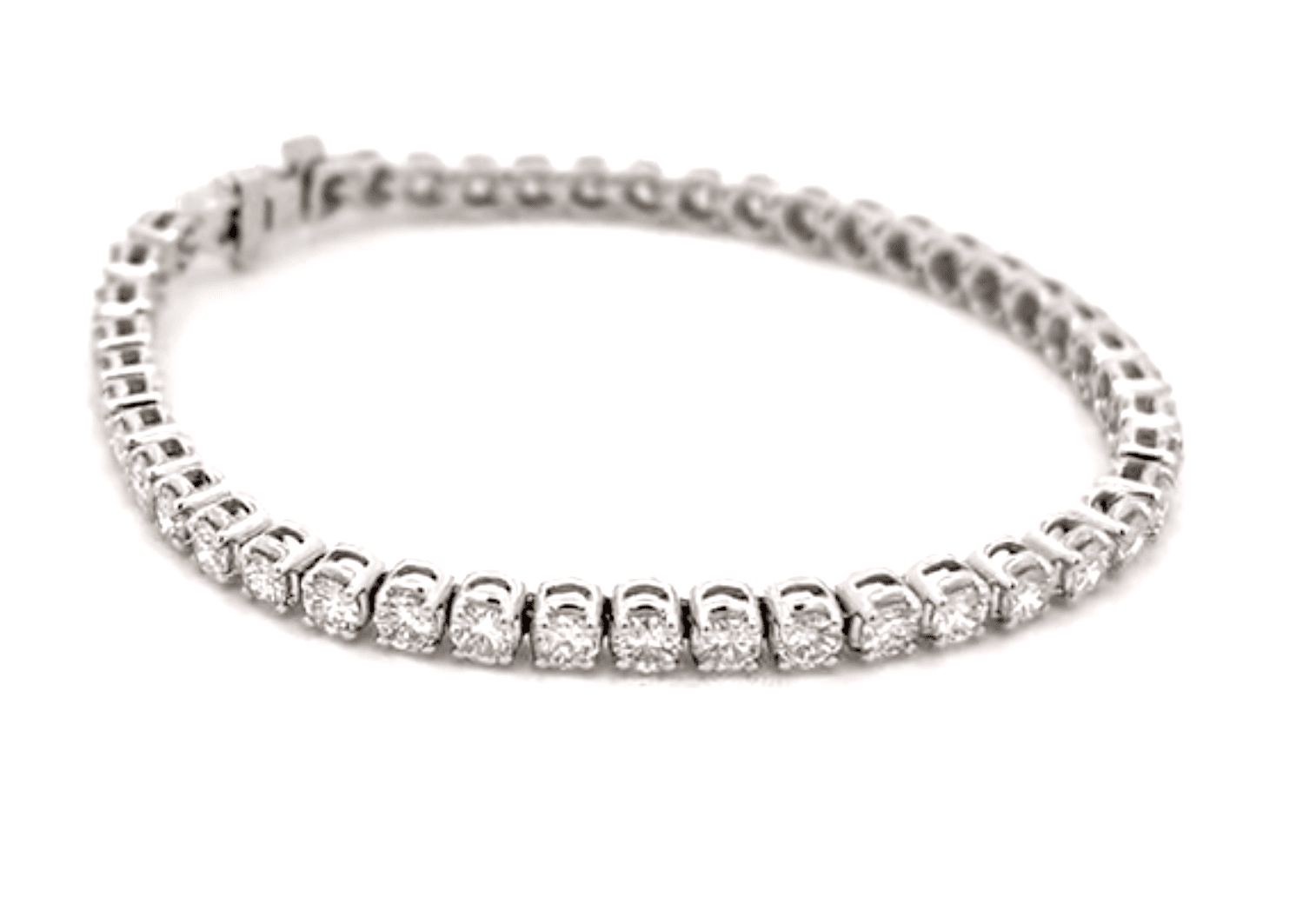 10 Carat Diamond Tennis Bracelet in Platinum