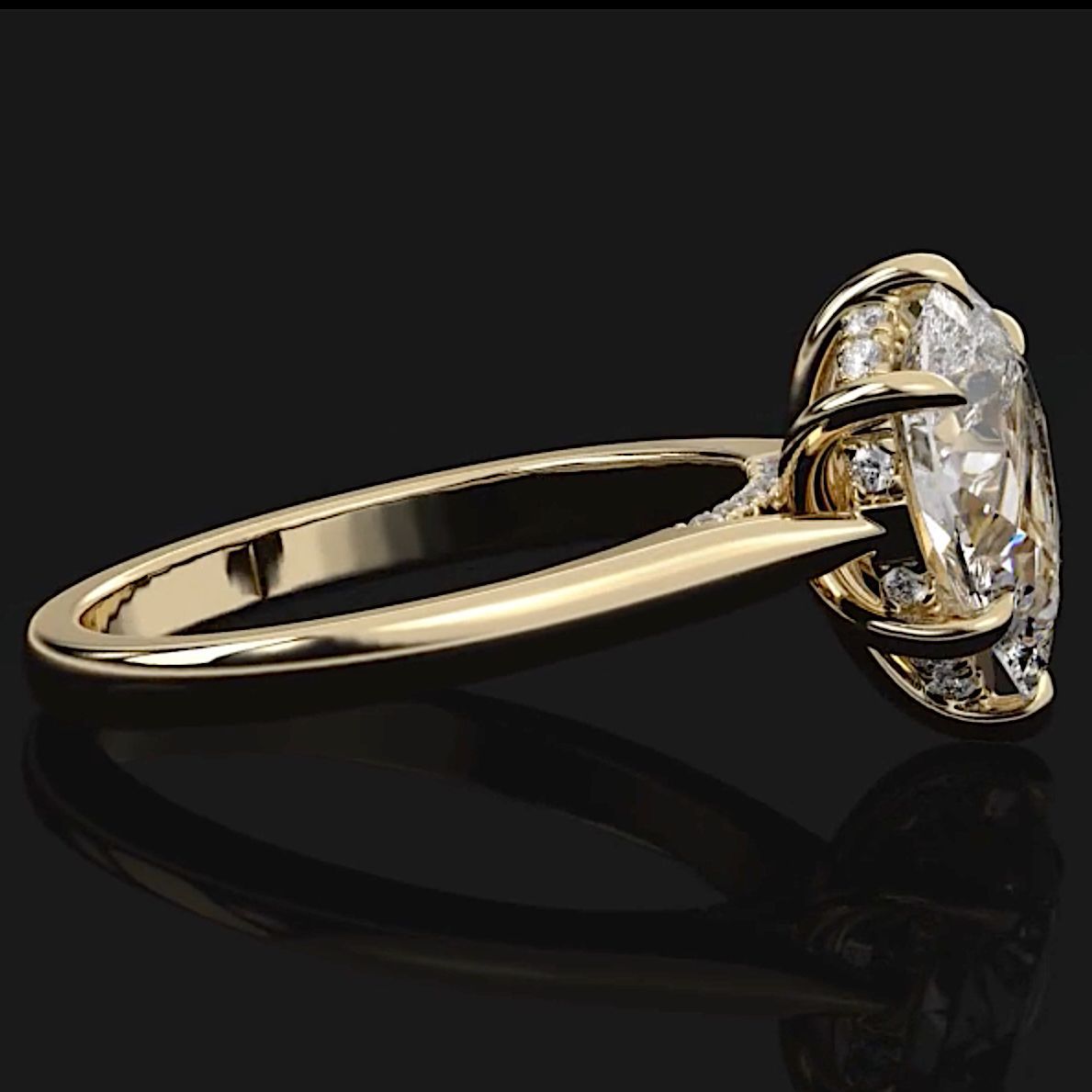2.0 Carat Pear Cut Engagement Ring | Just Sold