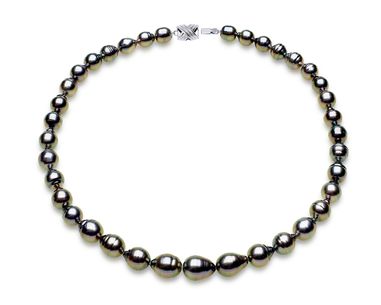 Semi Baroque Tahitian Pearl Necklace