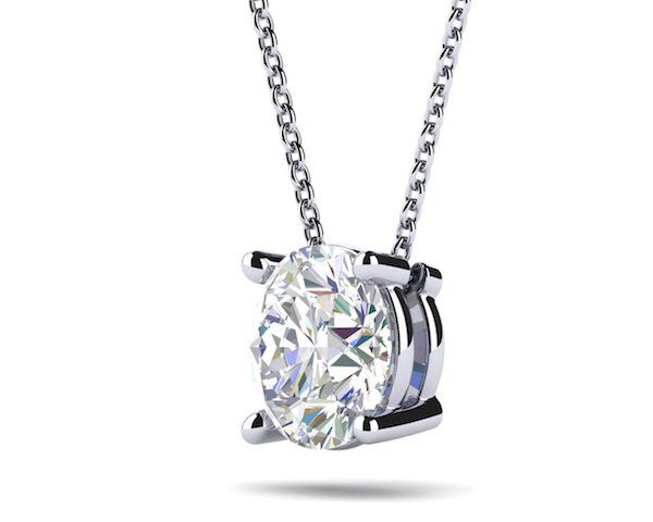 Engagement Pendant Necklace