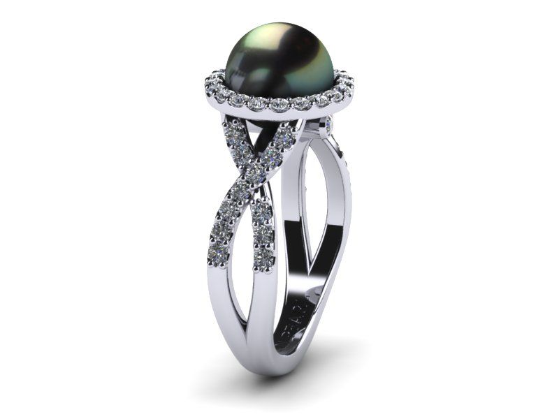 Pearl Engagement Rings