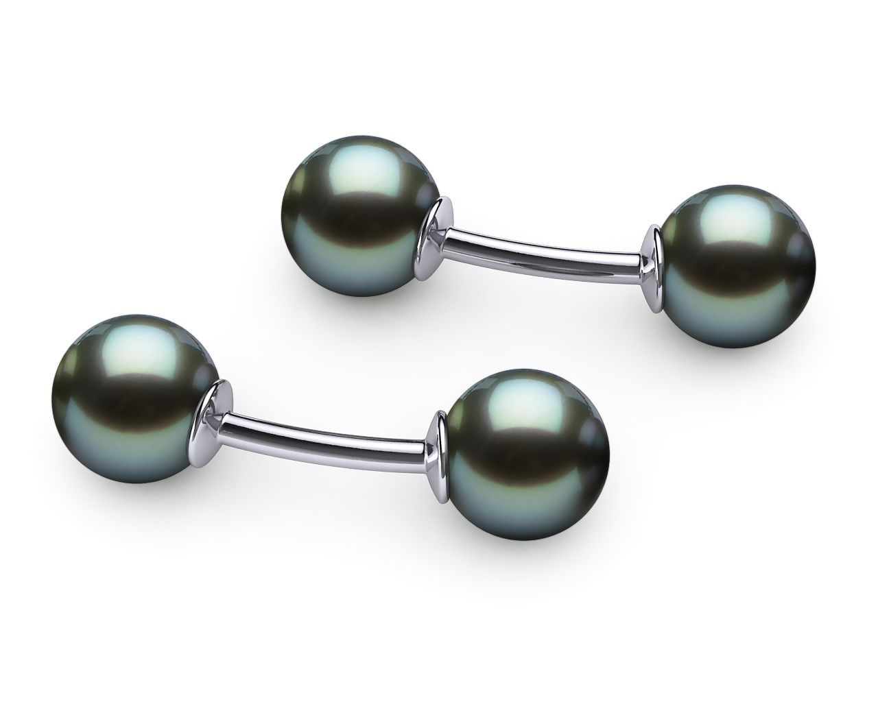 Tahitian Cultured Pearl Cuff Link Design