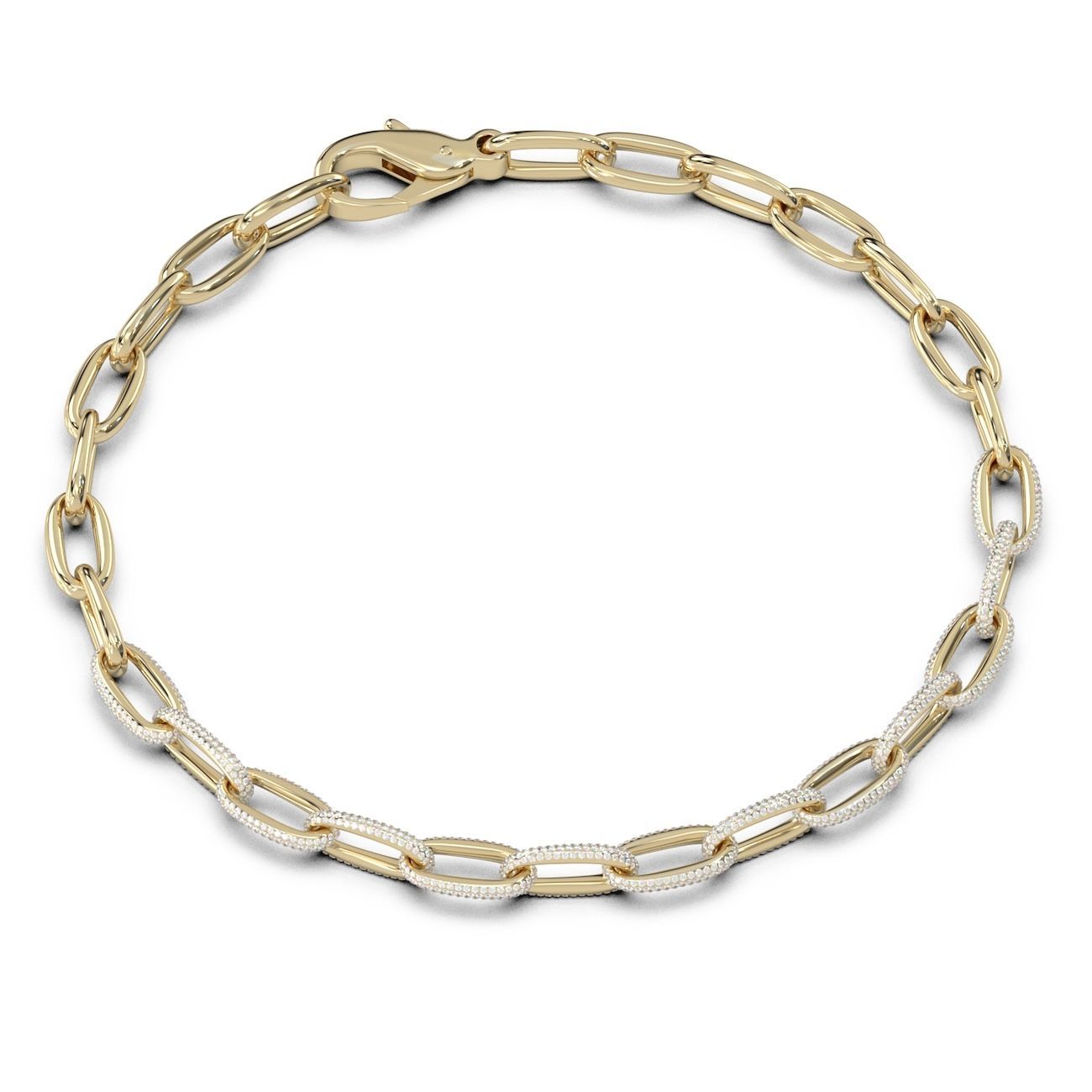 Gold Alchemy | Pavé Chain Necklace