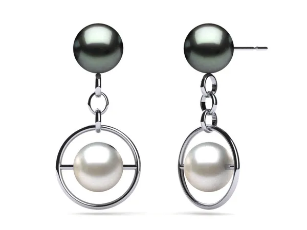 Tahitian Pearl Orb Earring