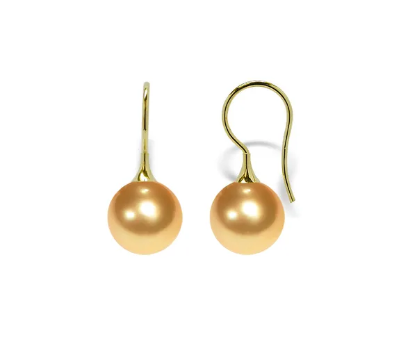 Golden Pearl Earring Dangle