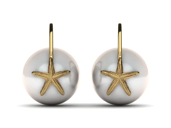 South Sea Star Fish Earring