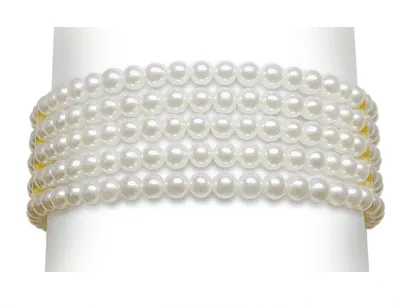 3 x 3.5 mm Cultured Pearl 5 Strand Bracelet