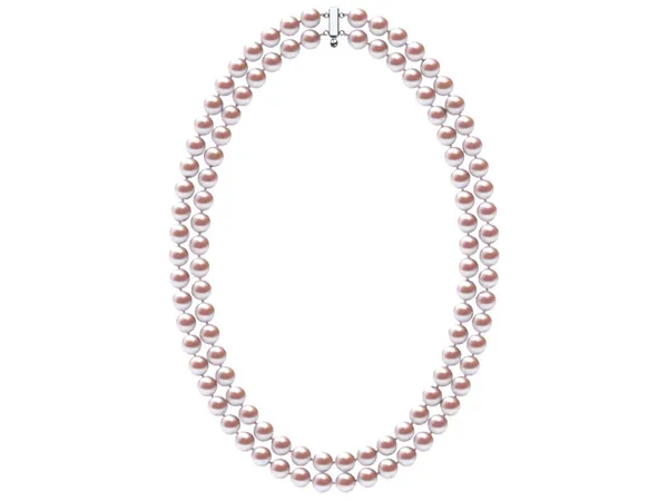 7 x 8mm Lavender Freshwater Double Strand Pearl Choker