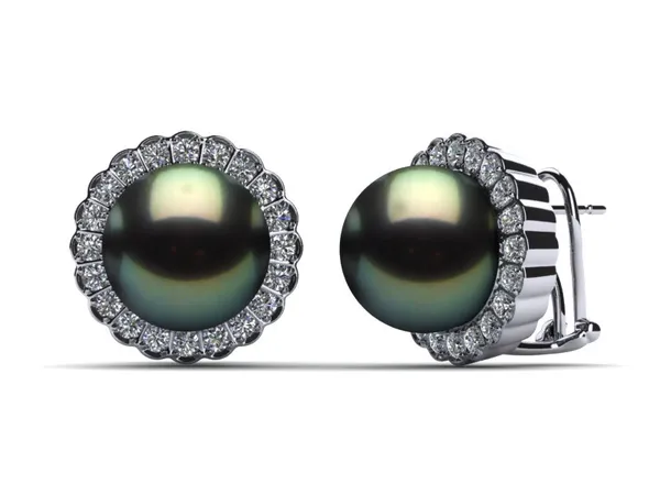 Tahitian Pearl Luna Earring