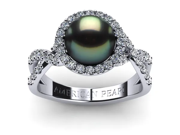Tahitian Pearl Flow Ring