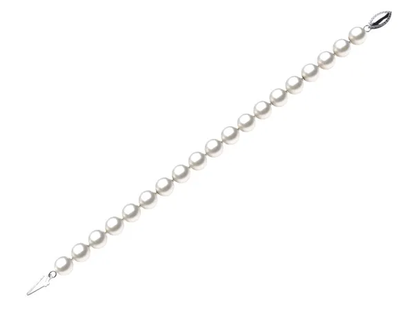 7.5 x 8mm White Freshwater Pearl Bracelet