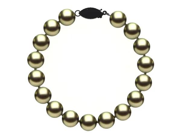 8.5 x 9mm Pistachio Freshwater Pearl Bracelet