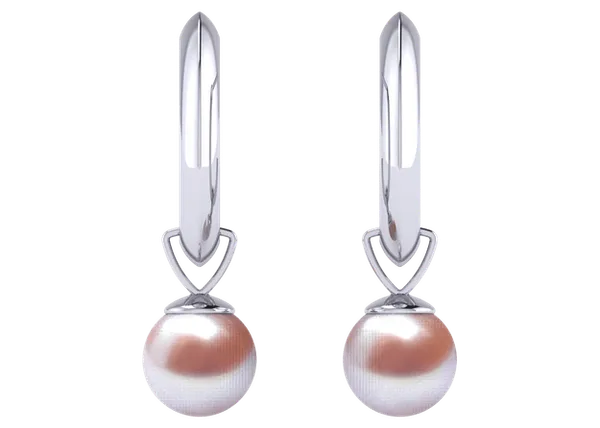 Carabella a Freshwater Pearl Earring