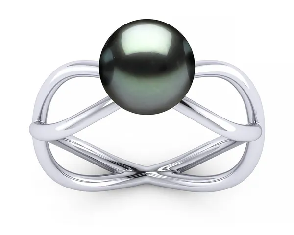 Tahitian Pearl Petite Atomic Ring
