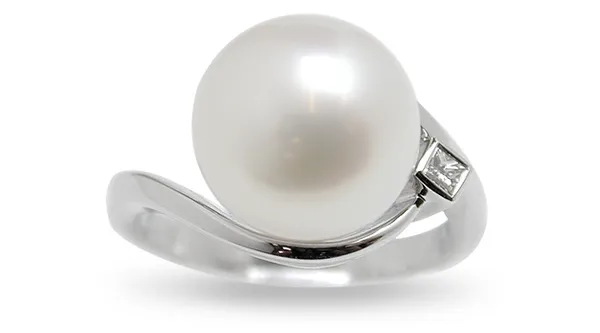 Wish White South Sea Cultured Pearl Ring