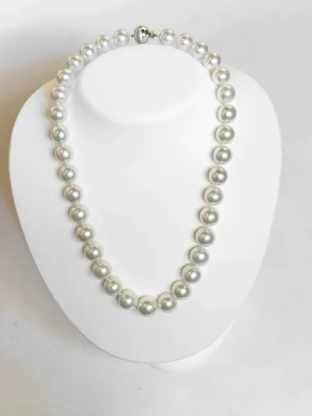 11–13.4mm White South Sea Pearl Necklace